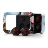 Baron of Dice - Infinity: N4 Black w/ Red - Official Dice...