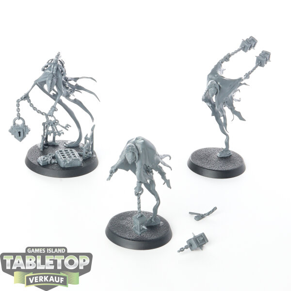 Nighthaunt - 3 x Crawlocke the Jailor - unbemalt