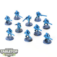 Tau Empire - 10 Fire Warriors Strike Team - bemalt