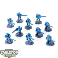 Tau Empire - 10 Fire Warriors Strike Team - bemalt