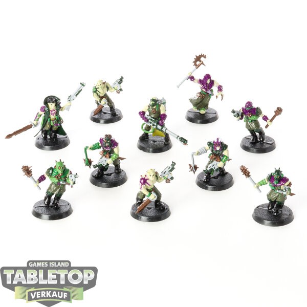 Chaos Space Marines - 10 Chaos Cultists klassisch - bemalt