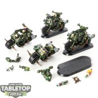 Chaos Space Marines - 4 Chaos Bikers - bemalt