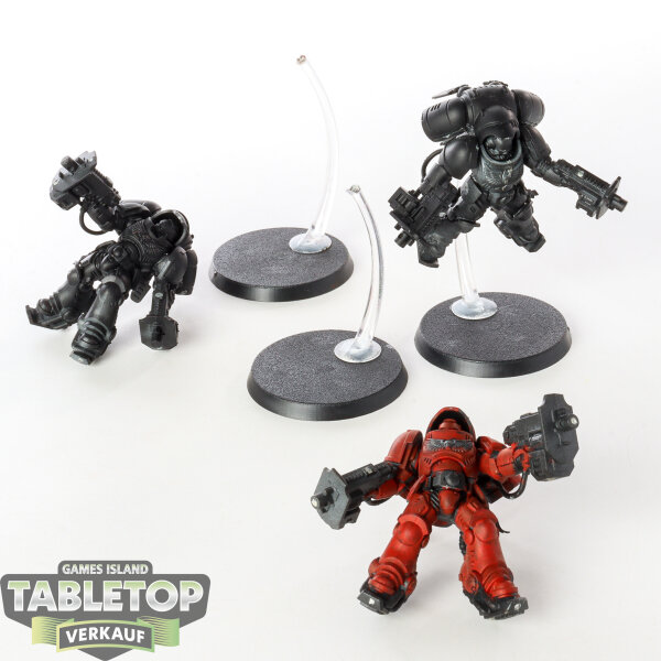 Space Marines - 3 Primaris Inceptors - teilweise bemalt
