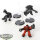 Space Marines - 3 Primaris Inceptors - teilweise bemalt