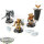 Blood Angels - 3 Sanguinary Guard - teilweise bemalt