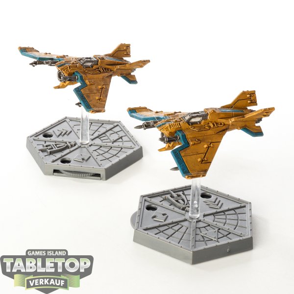 Aeronautica Imperialis - 2x Legions Imperialis: Lightning Fighter - bemalt