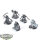 Genestealer Cults - 5 x Acolyte Hybrids - teilweise bemalt