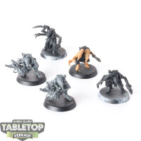 Genestealer Cults - 5 x Acolyte Hybrids - teilweise bemalt