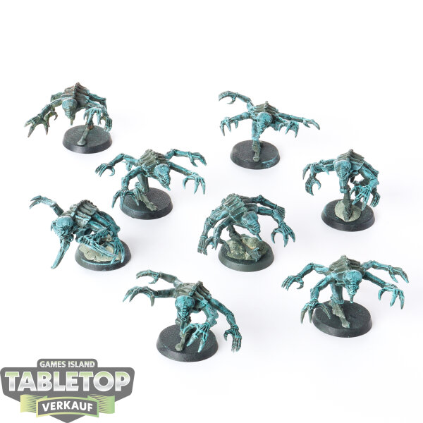 Genestealer Cults - 8 x Genestealers klassisch - teilweise bemalt