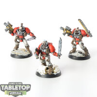 Space Marines - 3 Scouts klassisch - bemalt