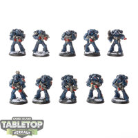 Space Marines - 10x Tactical Marines (Classic) - bemalt