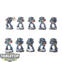 Space Marines - 10x Tactical Marines (Classic) - bemalt