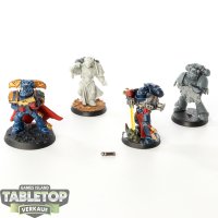 Space Marines - 4x Tactical marines (Classic) - bemalt