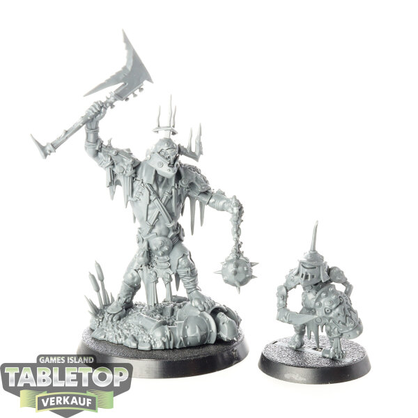 Orruk Warclans - Killaboss with Stab-grot - unbemalt