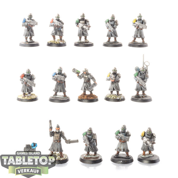 Chaos Space Marines - 12x Cultists - bemalt