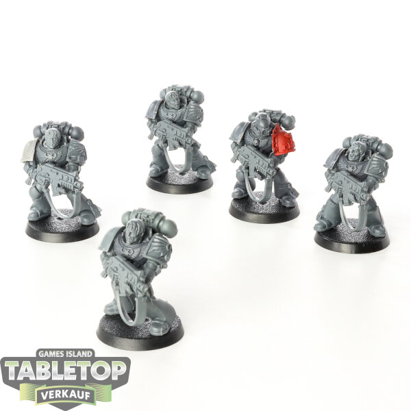 Blood Angels - 5x Tactical Marines (Classic) - unbemalt