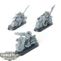 Dark Angels - 3 Ravenwing Bikes - unbemalt