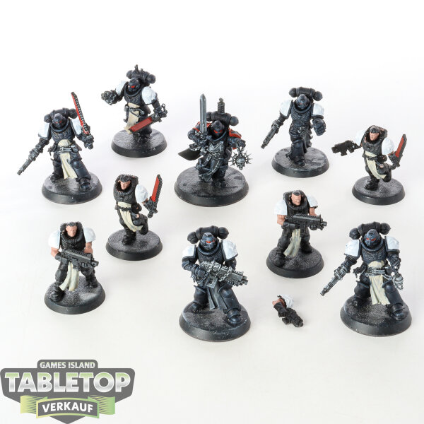 Black Templars - Primaris Crusader Squad - bemalt