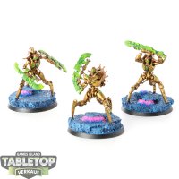 Necrons - 3 Skorpekh Destroyers - bemalt