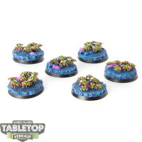 Necrons - 6 Canoptek Scarabs - bemalt