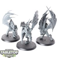 Soulblight Gravelords - 3 Vargheists - im Gussrahmen