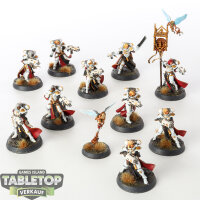 Adepta Sororitas - 10 Battle Sisters Squad - bemalt