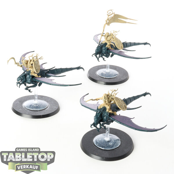 Sylvaneth - 3 Revenant Seekers - teilweise bemalt