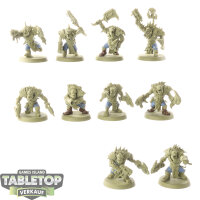 Necrons - 10 Boyz - teilweise bemalt