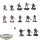 Tau Empire - 13 Fire Warriors - teilweise bemalt