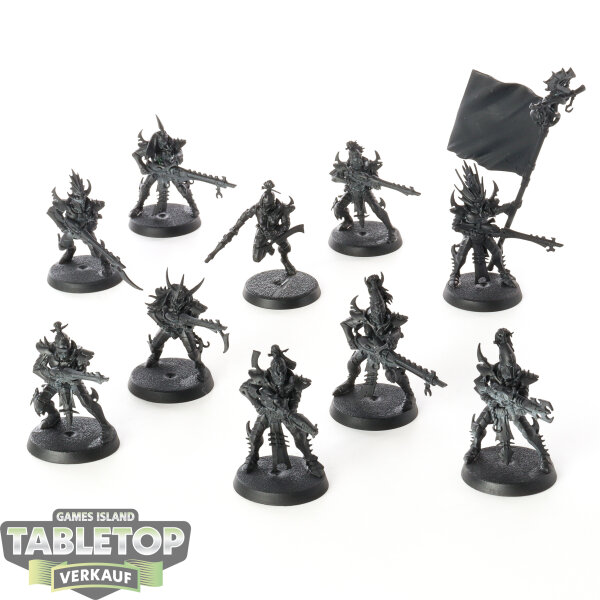 Drukhari - 10 Kabalite Warriors - grundiert