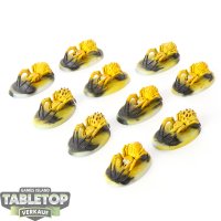 Gloomspite Gitz - 10x Spiders - teilweise bemalt