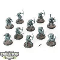 Beasts of Chaos - 10x Ungors Raiders - teilweise bemalt