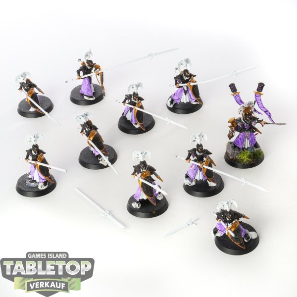 Lumineth Realm Lords - 10 x Vanari Auralan Wardens - teilweise bemalt