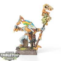 Lizardmen - Skink Starpriest (Classic) - bemalt