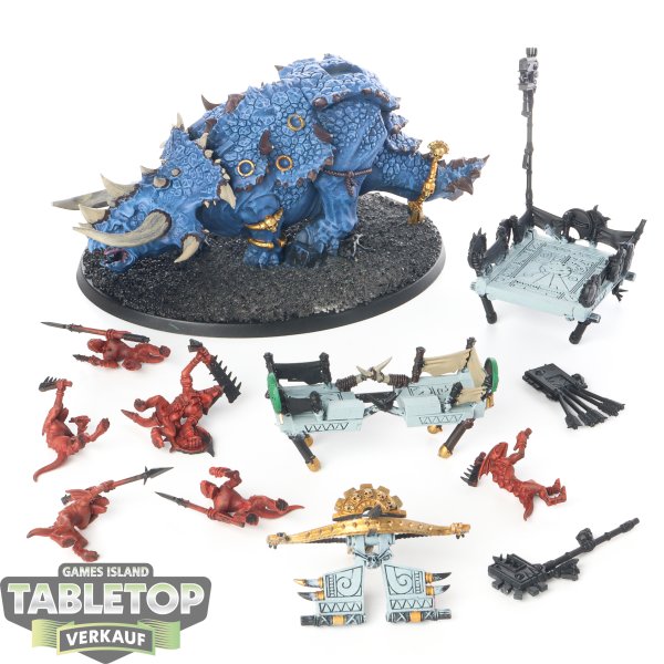 Seraphon - Stegadon - teilweise bemalt