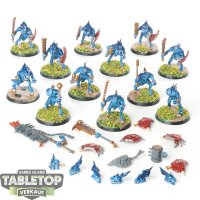 Seraphon - 12 x Saurus Warrior klassisch - teilweise gebaut