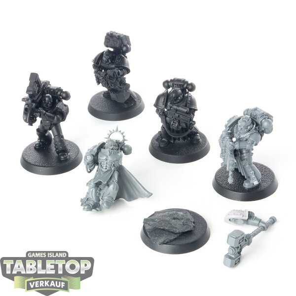Space Marines - 5 x Sternguard Veteran Squad klassisch - teilweise bemalt