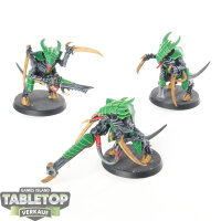 Tyraniden - 3 x Tyranid Warriors - bemalt