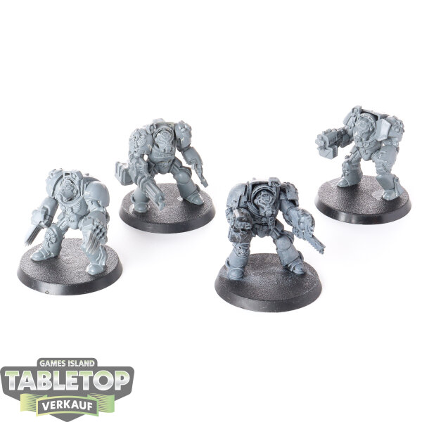Space Marines - 4 Terminators klassisch - teilweise bemalt