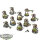 Necrons - 10 Warriors - bemalt