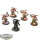 Chaos Space Marines - 5 x Chaos Space Marines - teilweise bemalt