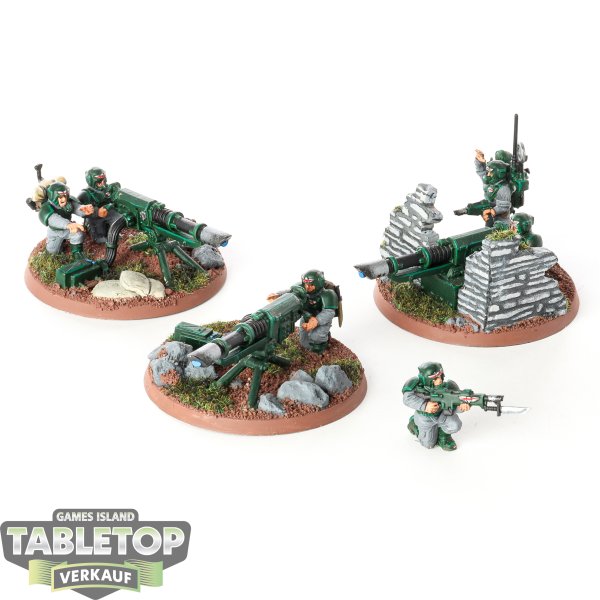 Astra Militarum - 3 x Heavy Weapons Squad klassisch - bemalt