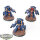 Space Marines - 3x Primaris Aggressors - bemalt