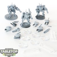 Tau Empire - 3x XV8 Crisis Battlesuit Team klassisch -...