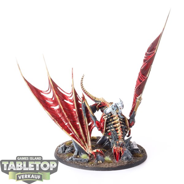 Flesh-eater Courts - Abhorrant Ghoul King on Zombie Dragon - bemalt