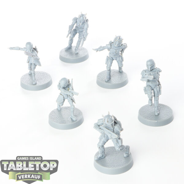 Schattenkollektiv - 6x Mandalorian Super Commandos - unbemalt