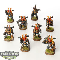 World Eaters - 8x Khorne Berzerkers klassisch - bemalt