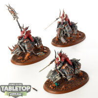 Blades of Khorne - 3x Daemons Of Khorne Bloodcrushers -...