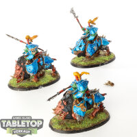 Orruk Warclans - 3x Gore-gruntas - bemalt