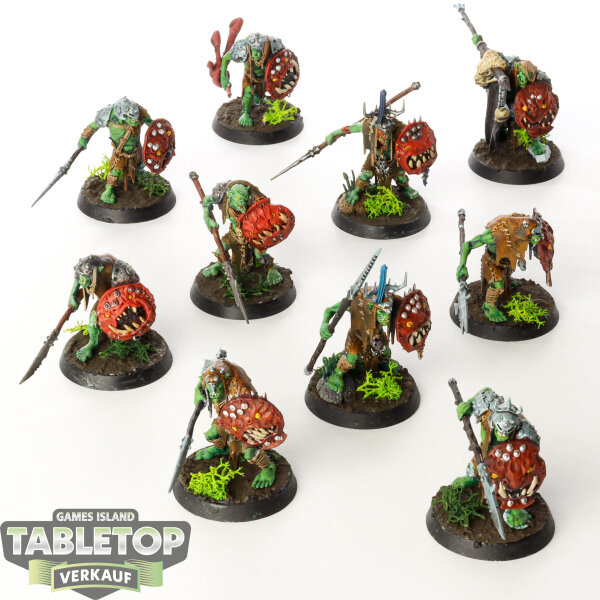 Orruk Warclans - 10x Gutrippaz - bemalt